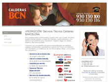 Tablet Screenshot of calderasbcn.com